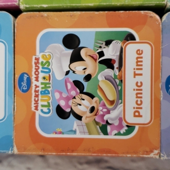 DISNEY Mickey Mouse Clubhouse Chubby First Baby Learning Book Set VGUC - Picture 7 of 16